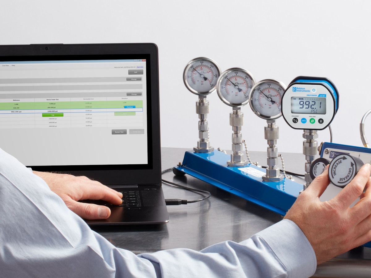 Ralston Analog Pressure Gauge