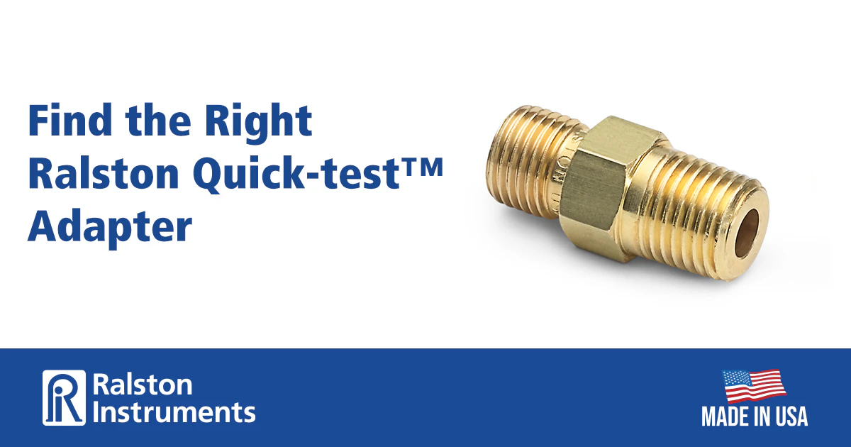 Find Quick-test Adapters and Fittings